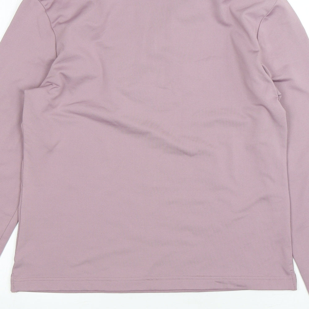 Preworn Womens Purple Polyester Pullover Sweatshirt Size M