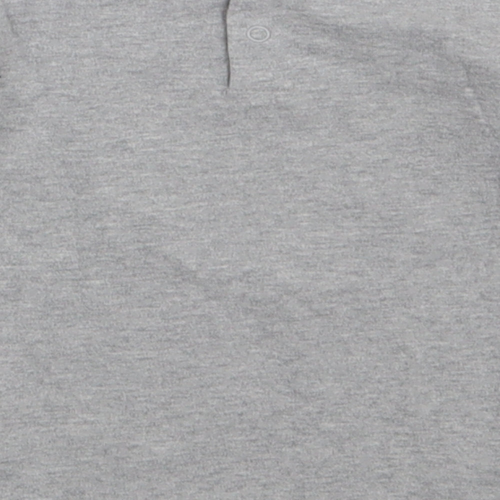 primgle Girls Grey Cotton Basic Casual Size 2-3 Years Crew Neck Buckle - my baby star