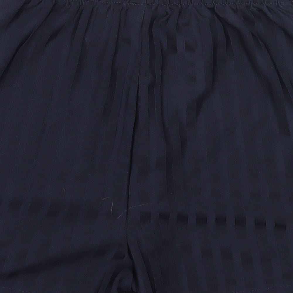 TU Boys Blue Polyester Sweat Shorts Size 6 Years Regular