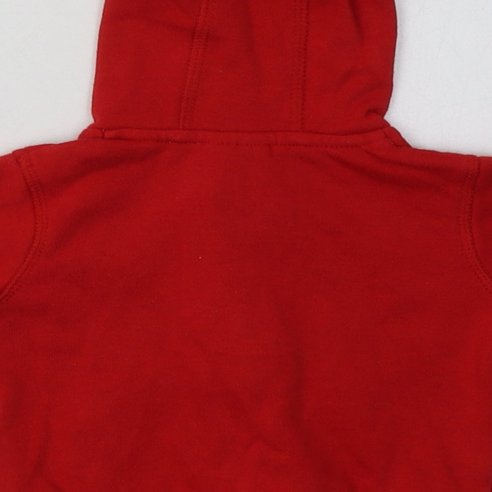 F&F Boys Red Basic Jacket Jacket Size 3-6 Months Zip