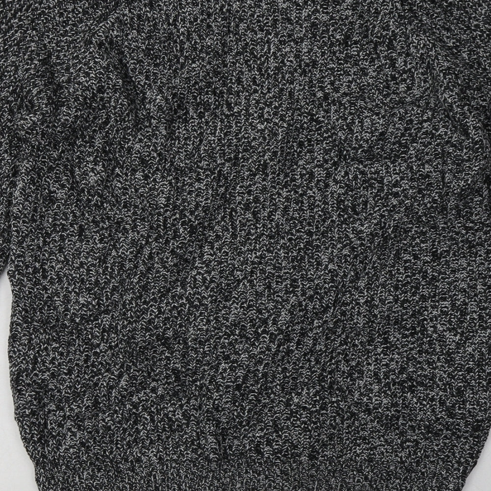 Cedar Wood State Mens Grey Acrylic Pullover Sweatshirt Size M