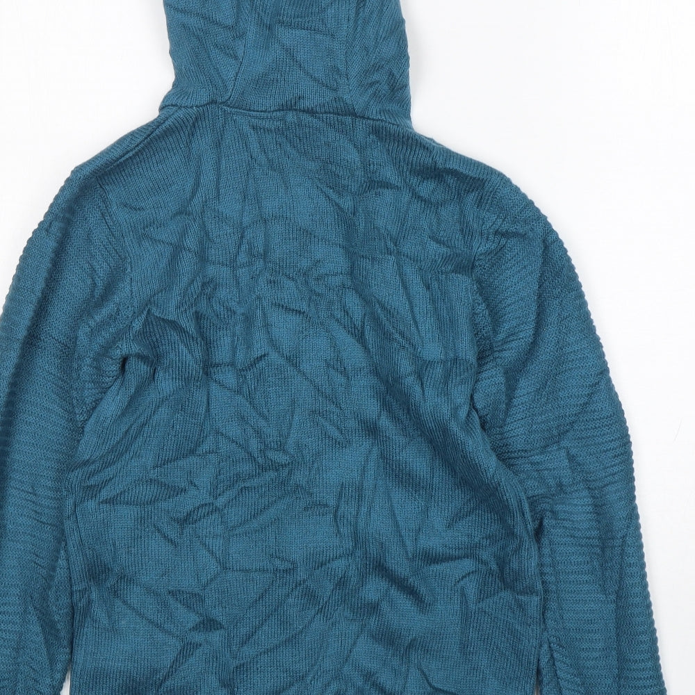 Sergent Major Boys Green Polyamide Cardigan Hoodie Size 11 Years