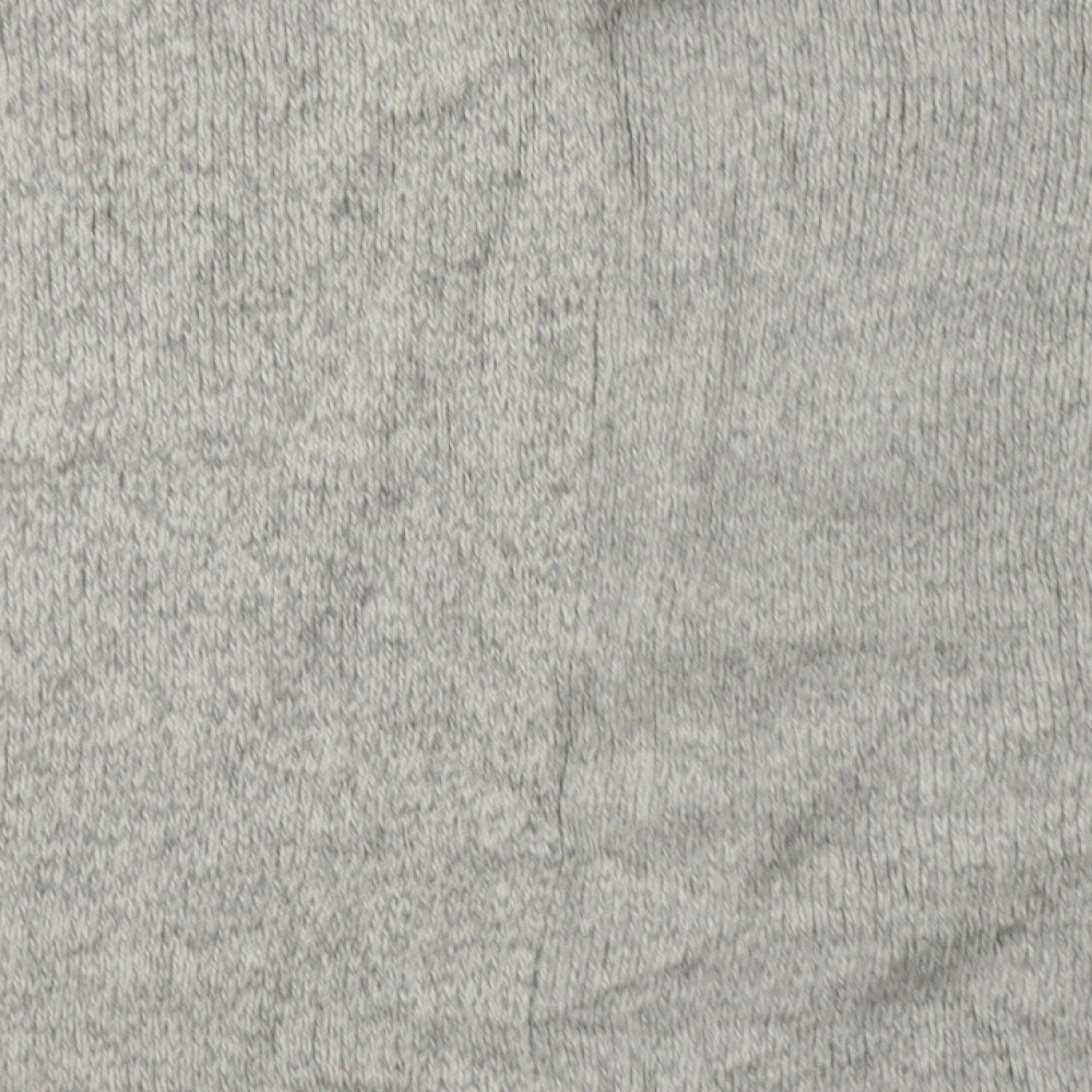 Marks and Spencer Womens Grey Striped Acrylic Pullover Sweatshirt Size S Pullover