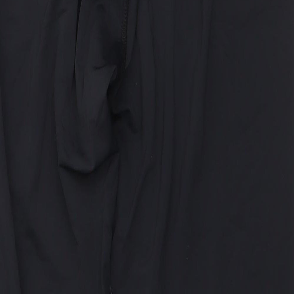 Workout Womens Black Polyamide Capri Leggings Size 12 L26 in - Keep Moving Forward