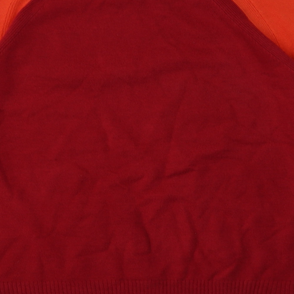 Marks and Spencer Womens Red Acrylic Pullover Sweatshirt Size S Pullover