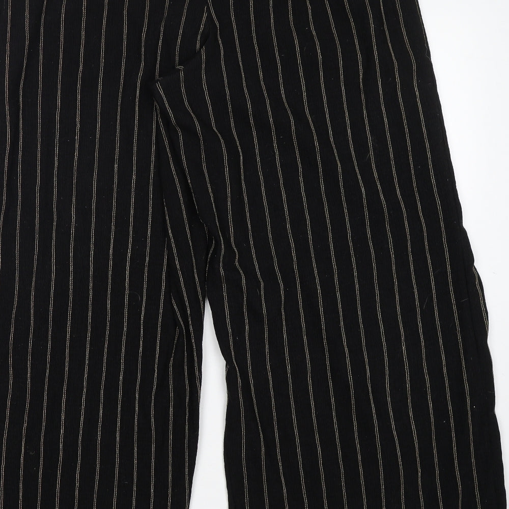 H&M Womens Multicoloured Striped Polyester Harem Trousers Size XL L30 in Regular