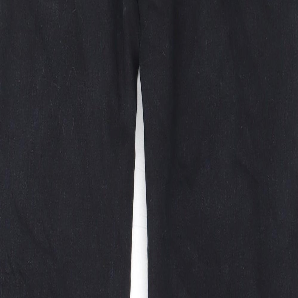 F&F Womens Black Cotton Skinny Jeans Size 10 L30 in Regular