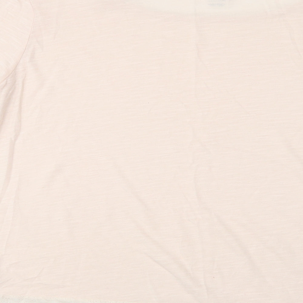 La Redoute Womens Pink Polyester Top Pyjama Top Size 22 - Lace Detail