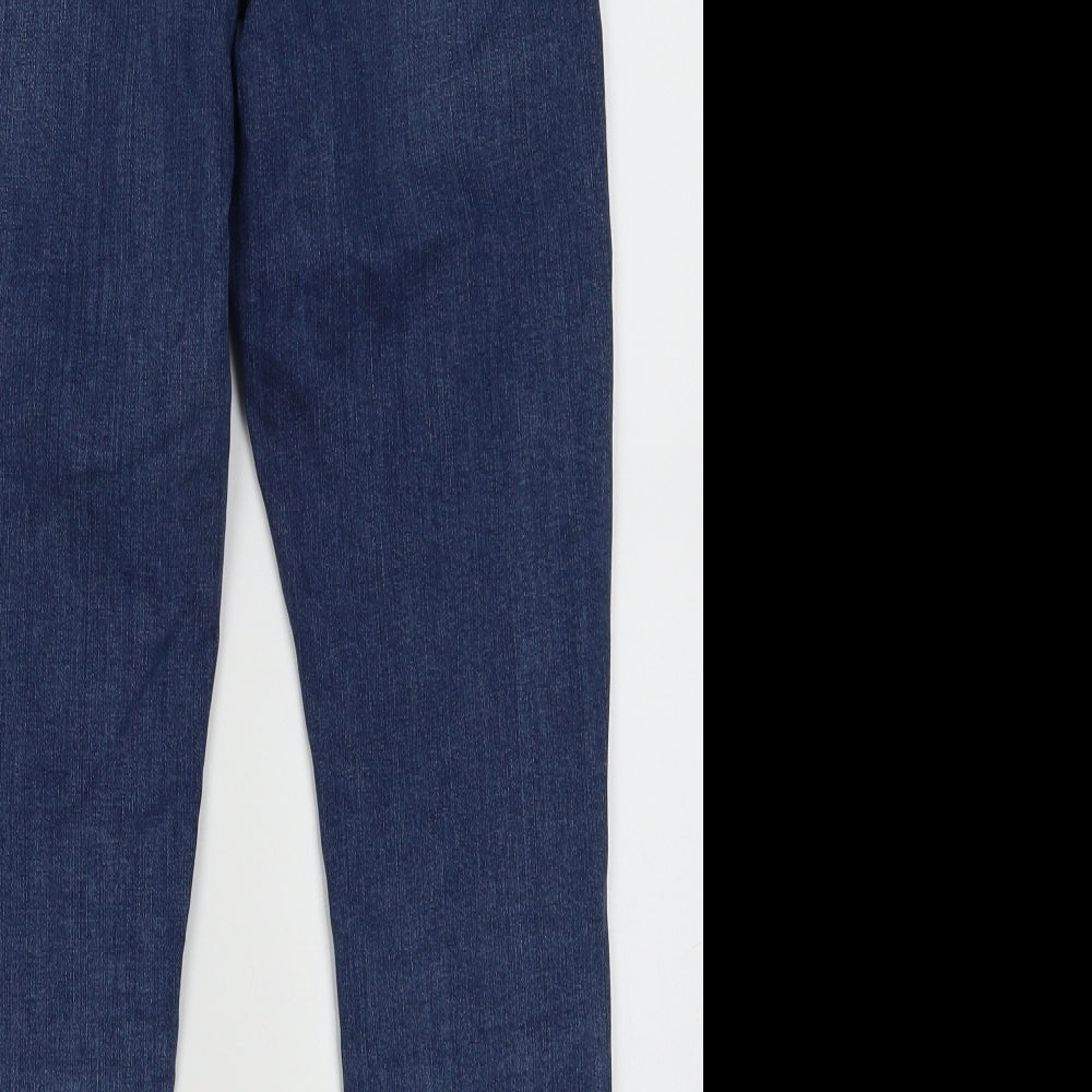 Urban Outfitters Womens Blue Cotton Skinny Jeans Size 28 L30 in Regular Button