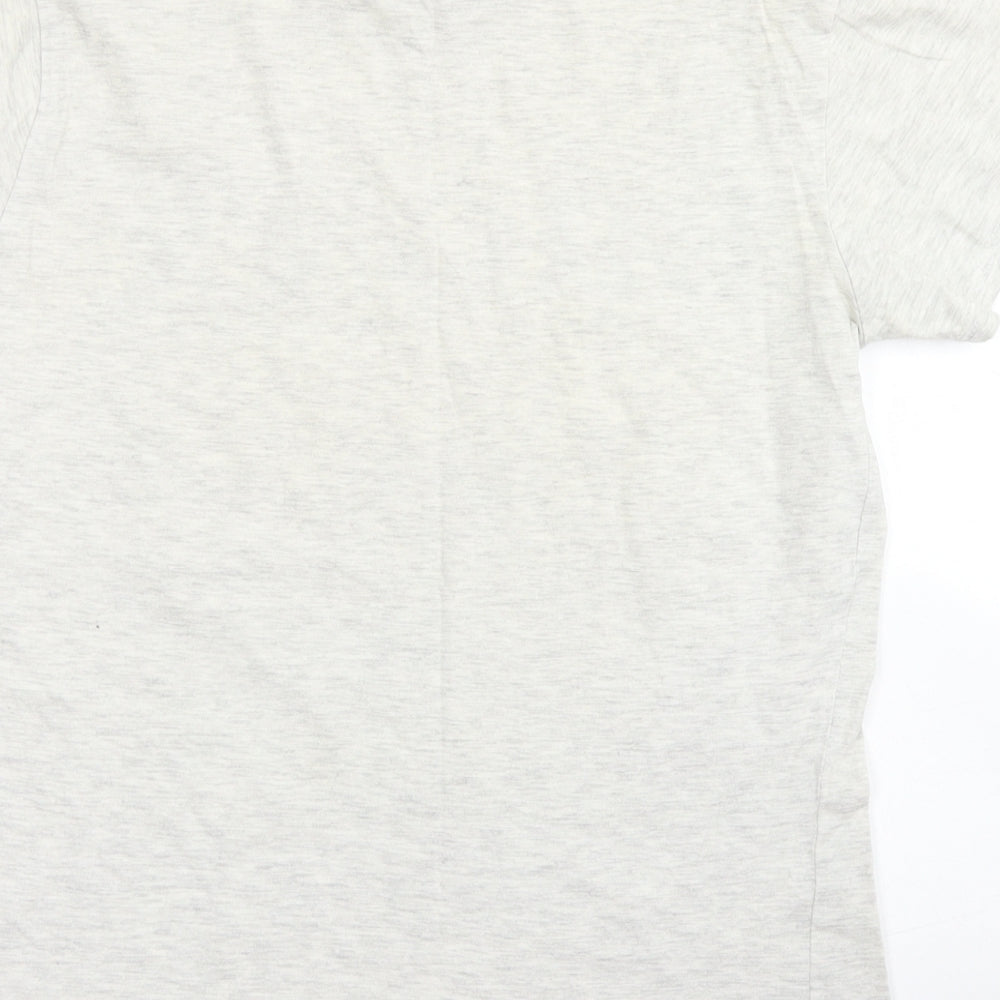 Cedar Wood State Mens Grey Cotton T-Shirt Size XS Crew Neck - The Bronx