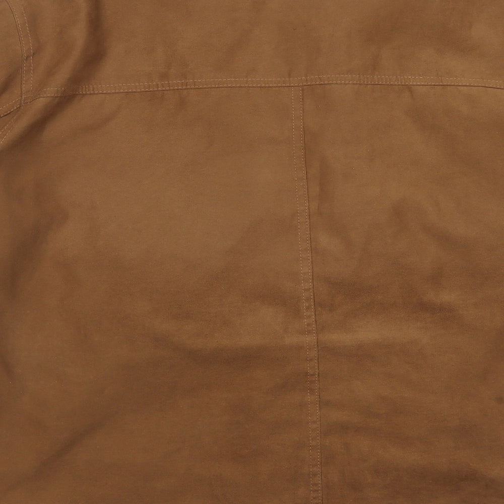 Far Field Mens Brown Jacket Coat Size 42