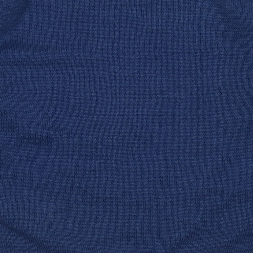 Primark Mens Blue Crew Neck Acrylic Pullover Jumper Size M - Coca Cola Christmas Jumper Light Up