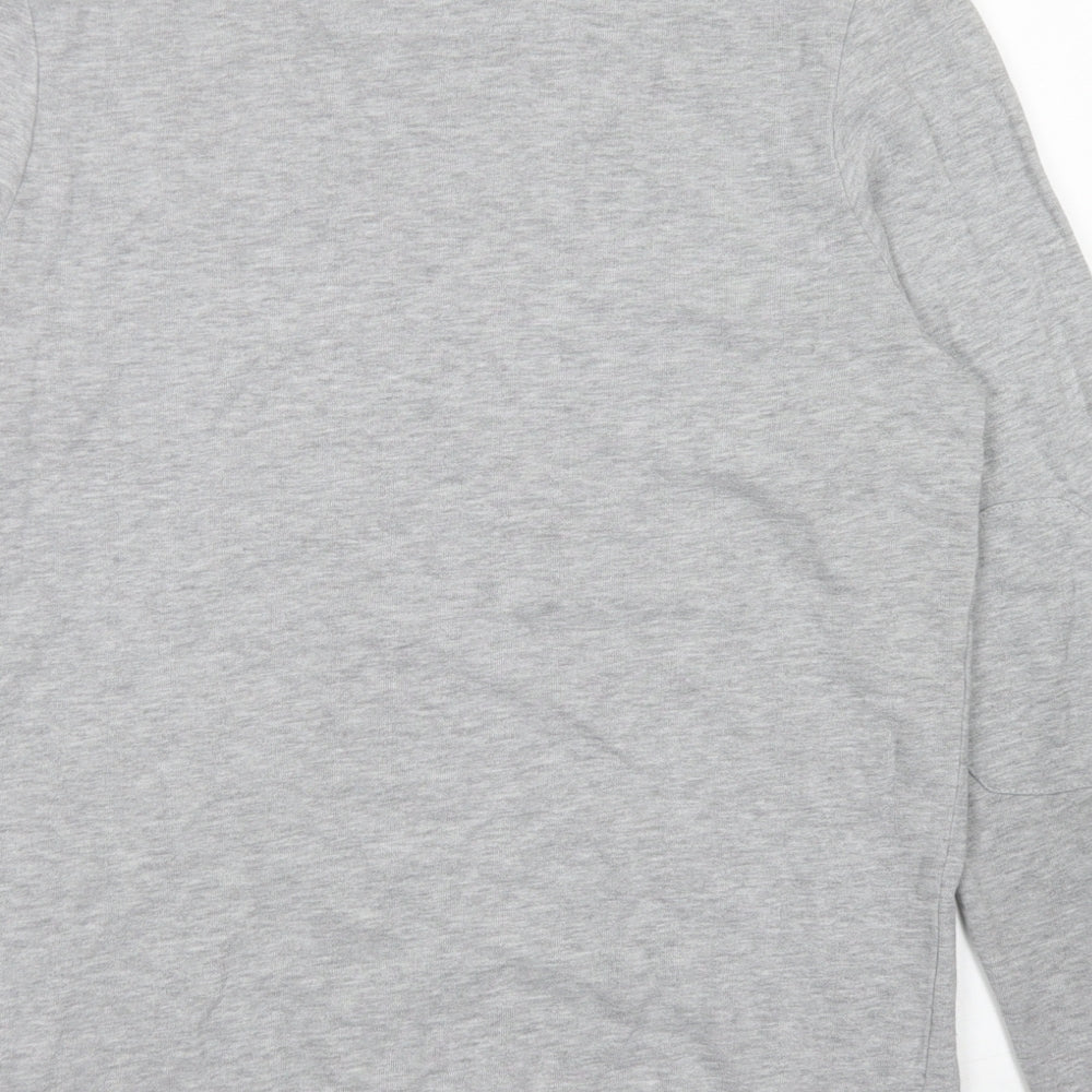 River Island Mens Grey Cotton Pullover Sweatshirt Size S