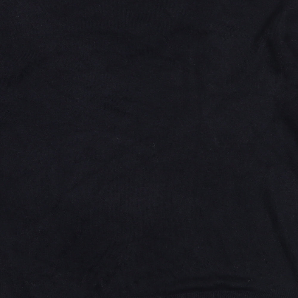 Cedar Wood State Mens Blue V-Neck Acrylic Pullover Jumper Size S