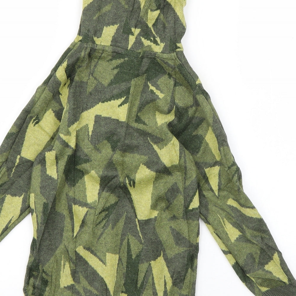 NEXT Boys Green Cotton Pullover Hoodie Size 5 Years Pullover