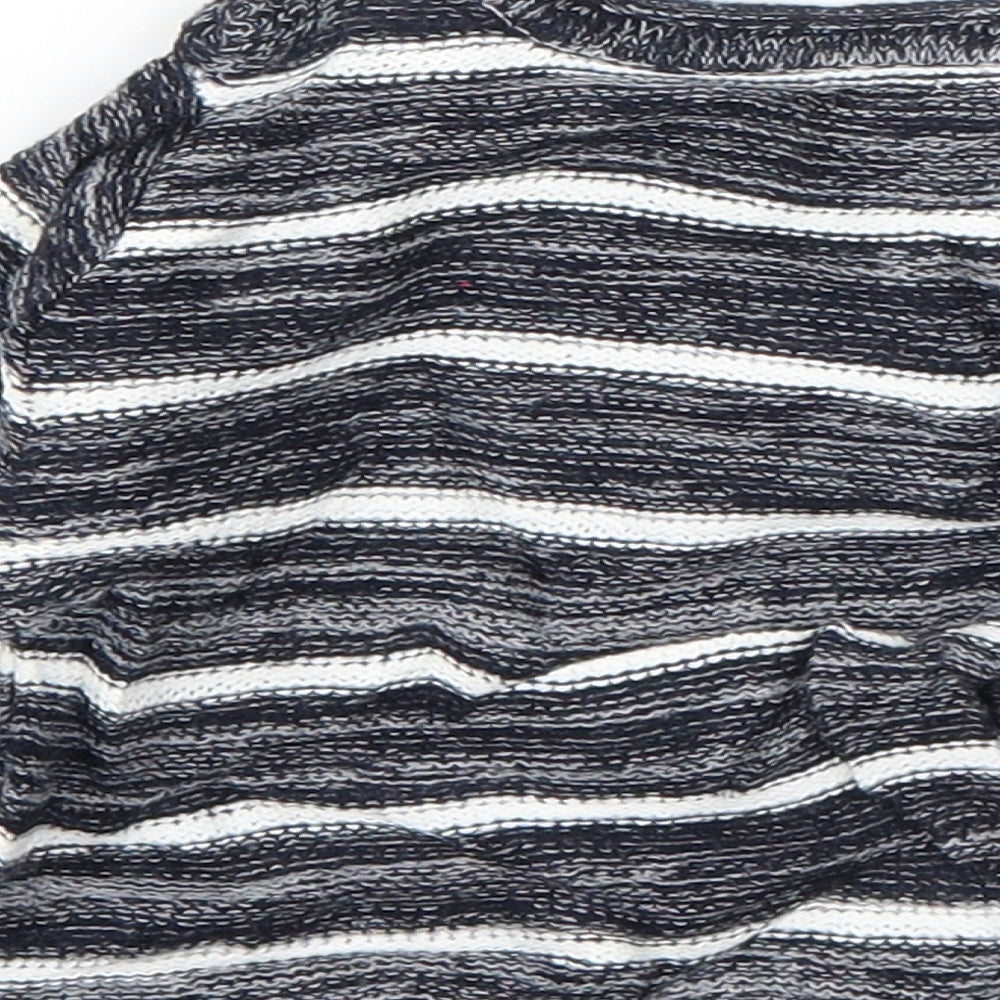Primark Boys Blue Striped Cotton Pullover Jumper Size 9-12 Months Pullover