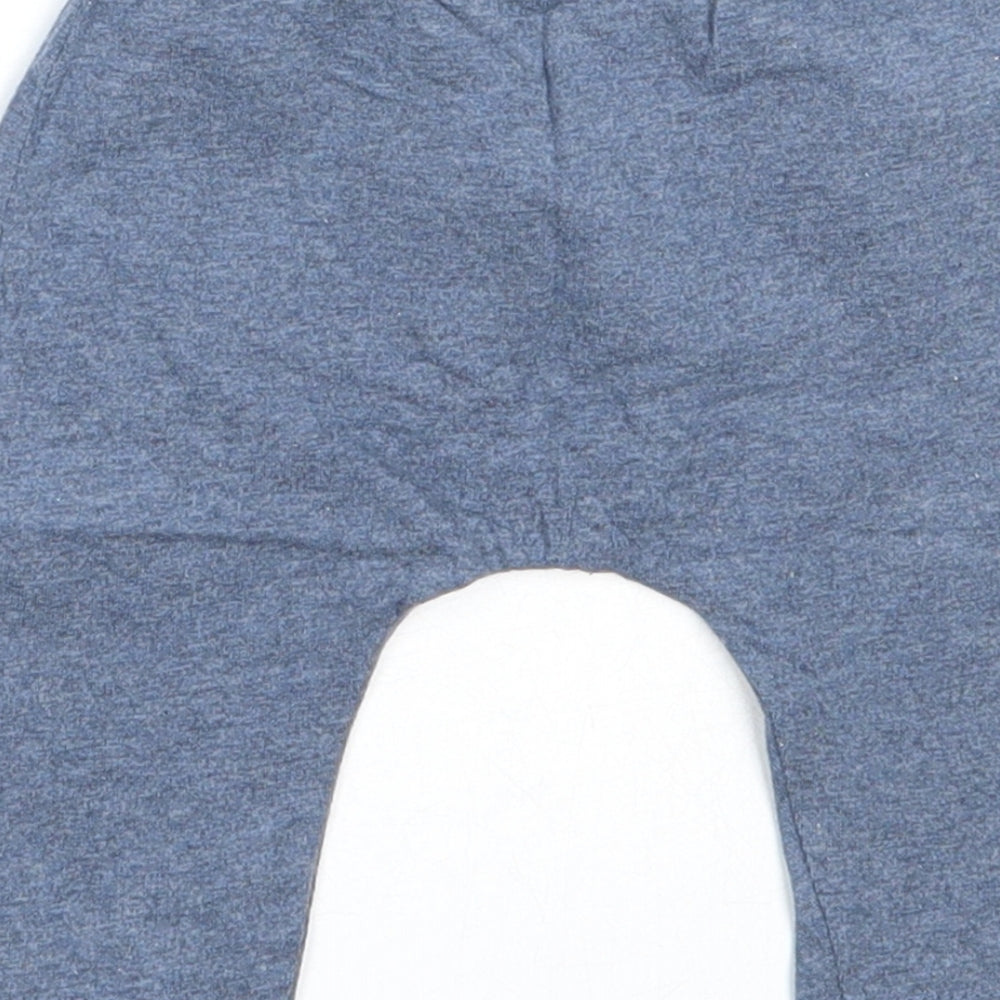 NEXT Boys Blue Cotton Capri Trousers Size 0-3 Months