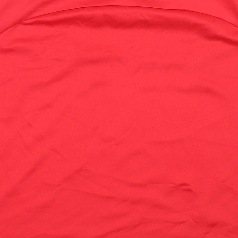 EURO2020 Boys Red Polyester Jersey T-Shirt Size 9-10 Years Round Neck - wales euro 2020