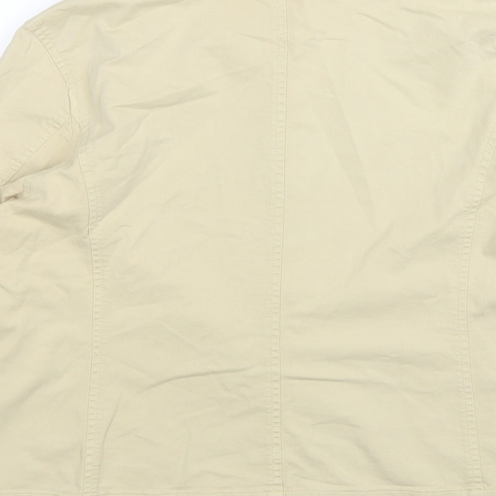Jorli Womens Beige Jacket Size 14