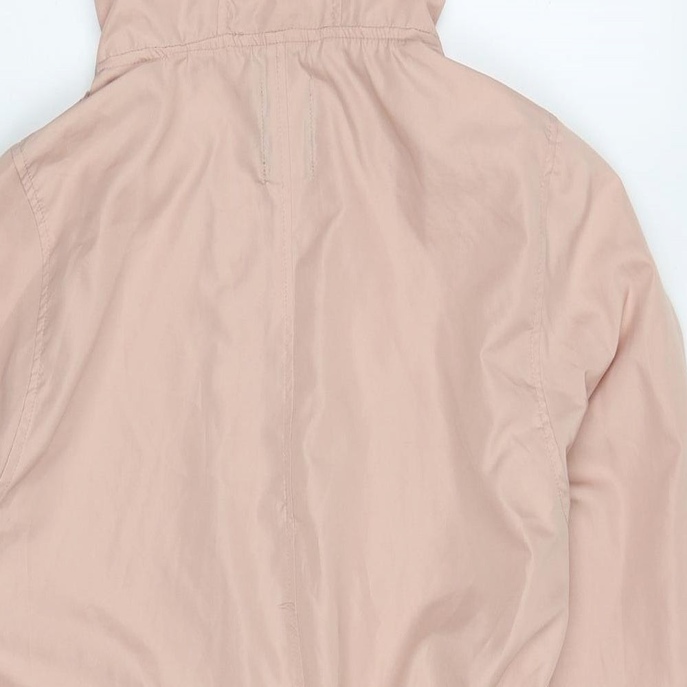 Primark Womens Pink Anorak Coat Size 10 Zip