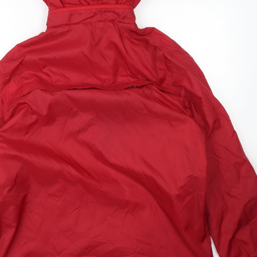 Dannimac Mens Red Rain Coat Jacket Size S Zip