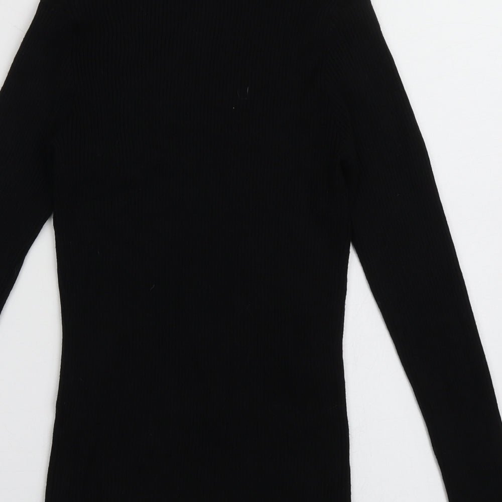 Primark Womens Black Viscose Pullover Sweatshirt Size M Pullover