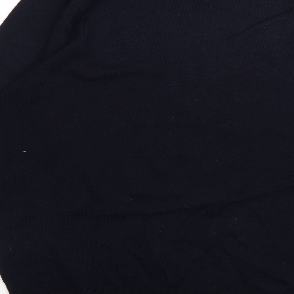 Pierre Cardin Mens Blue Round Neck Acrylic Pullover Jumper Size M