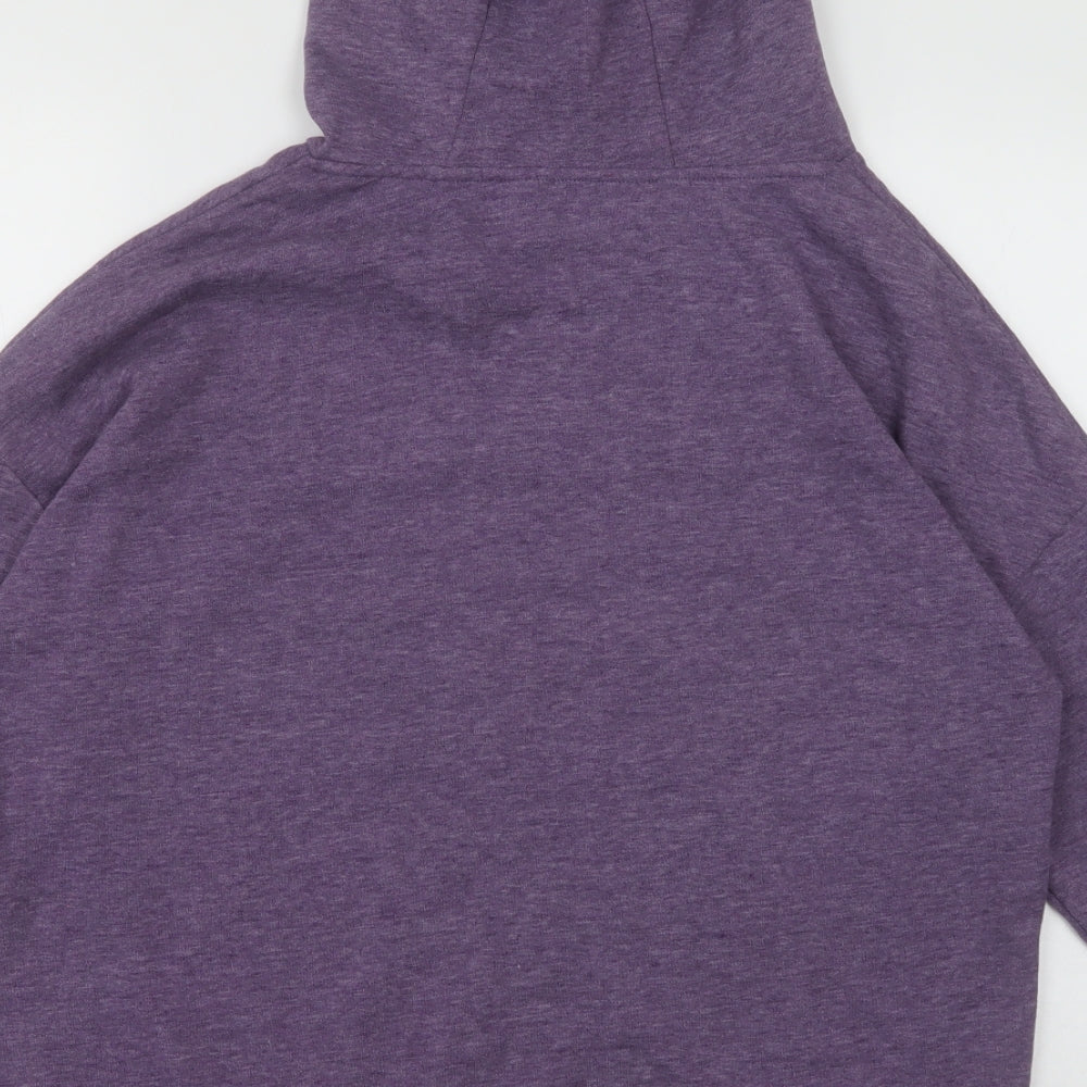 Dunnes Stores Womens Purple Polyester Pullover Hoodie Size S Pullover