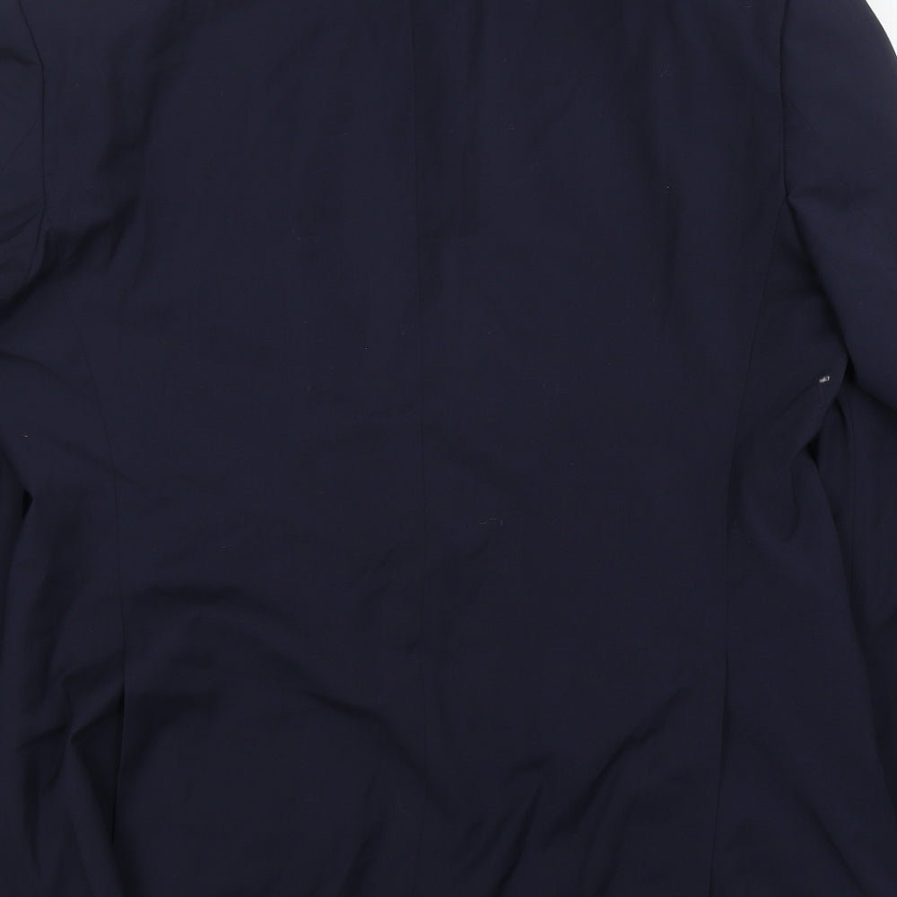 M&S Mens Blue Wool Jacket Suit Jacket