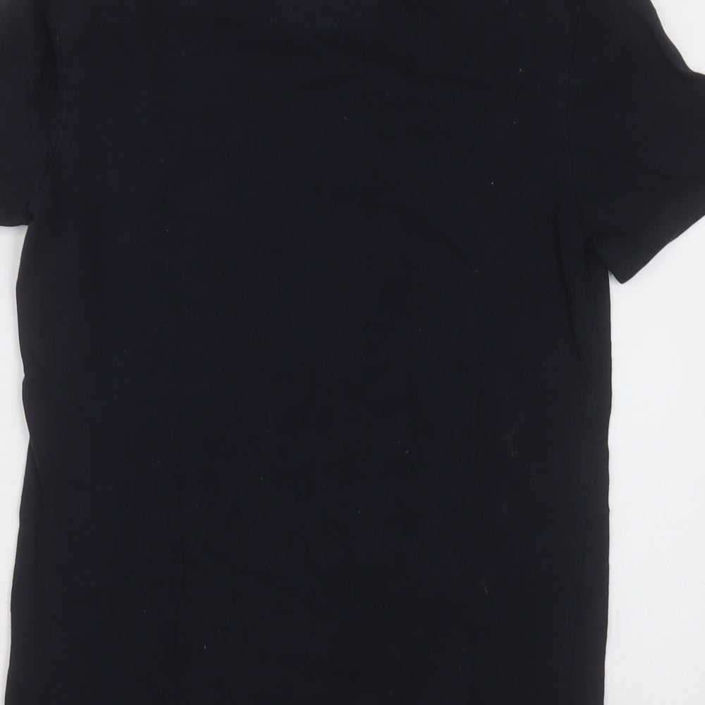 Superdry Mens Blue Cotton T-Shirt Size XS Crew Neck