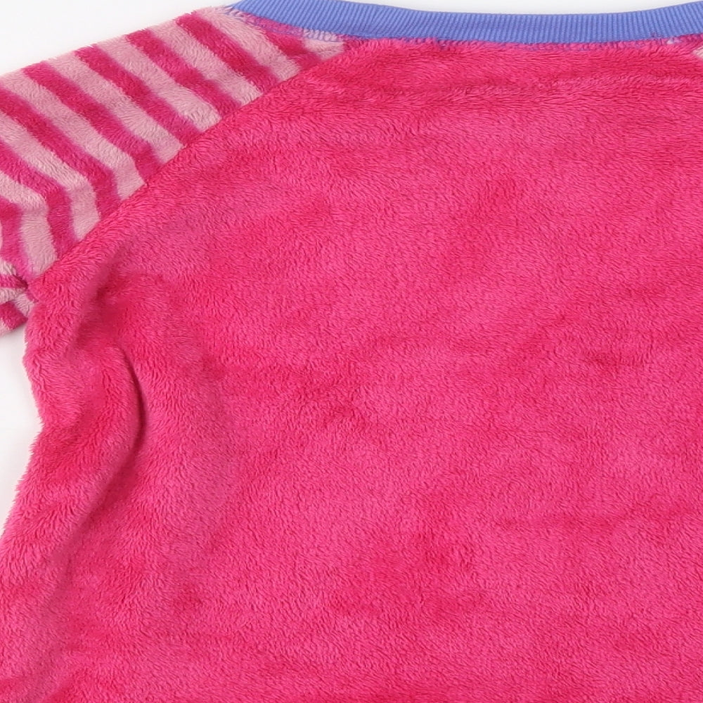 Dunnes Stores Girls Pink Polyester Top Pyjama Top Size 7-8 Years - Meow