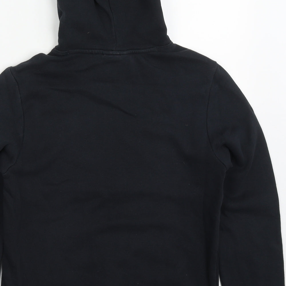 Under armour Boys Black Cotton Pullover Hoodie Size 11-12 Years Pullover