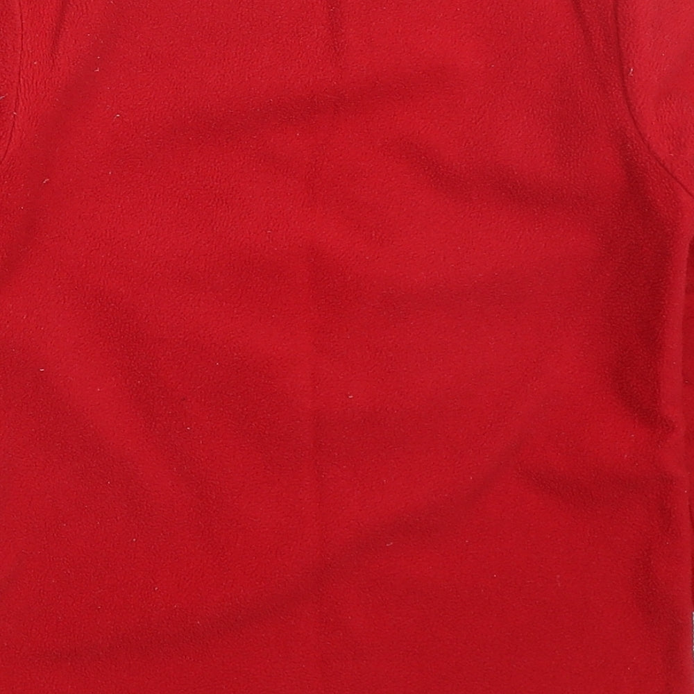 Dunnes Boys Red Solid Polyester Pyjama Top Size 5-6 Years Pullover - Snow Day