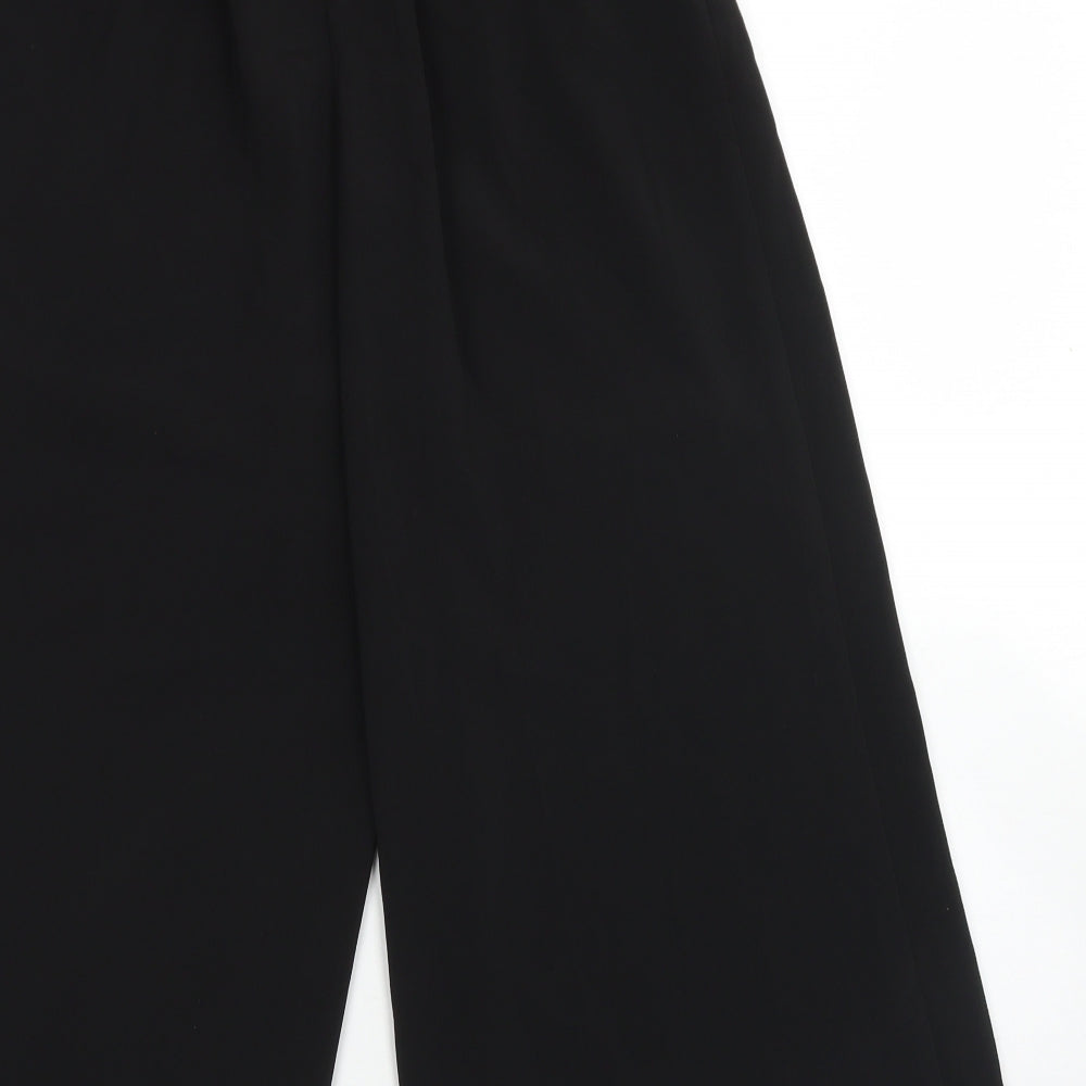 New Look Womens Black Polyester Dress Pants Trousers Size 8 L23 in Regular Tie