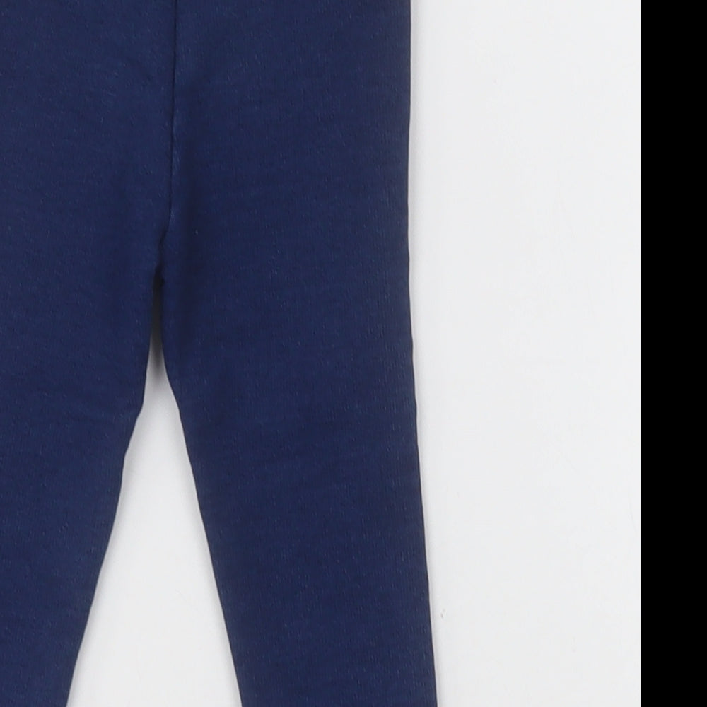 Primark Girls Blue Cotton Capri Jeans Size 18-24 Months