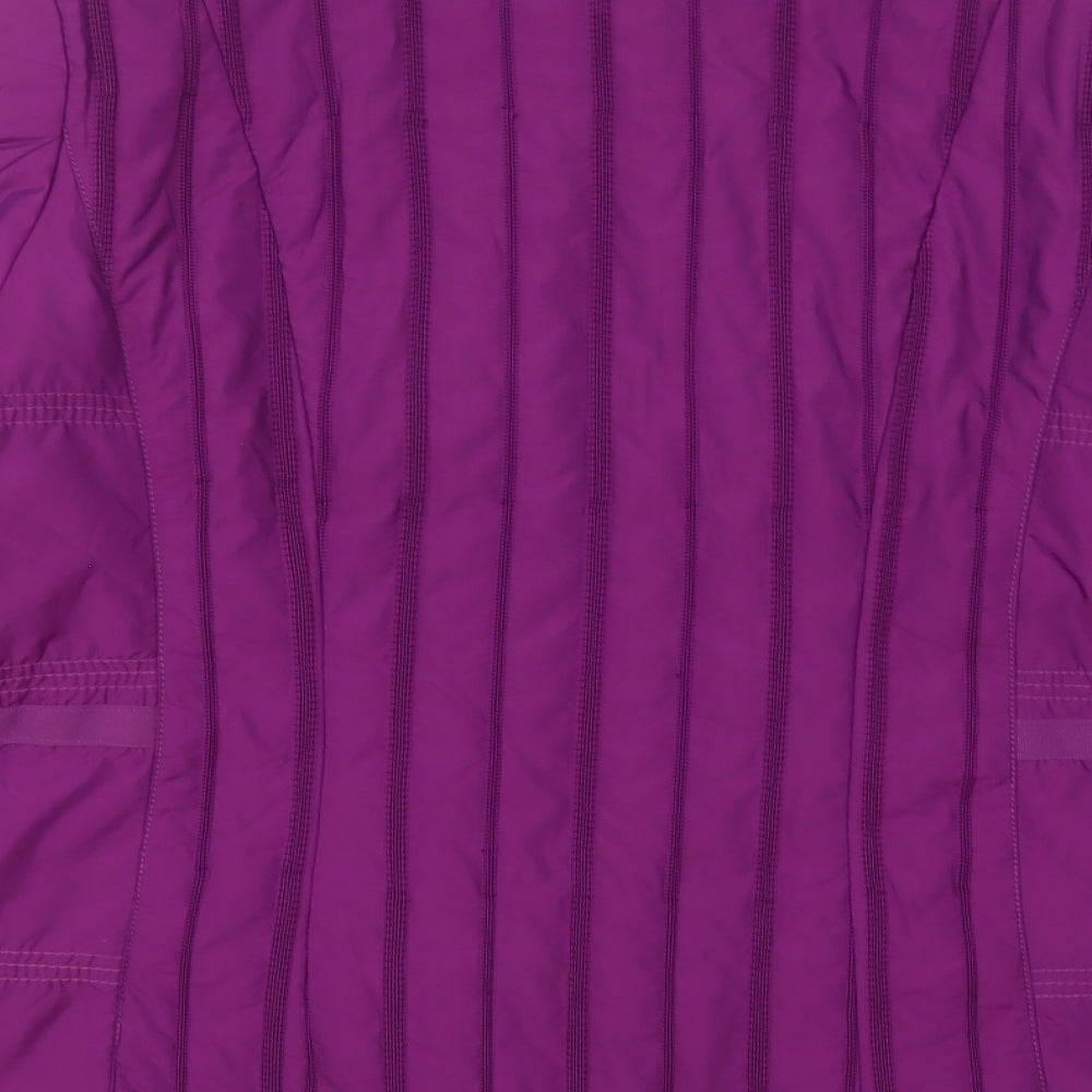 Jobis Womens Purple Puffer Jacket Jacket Size 18 Zip
