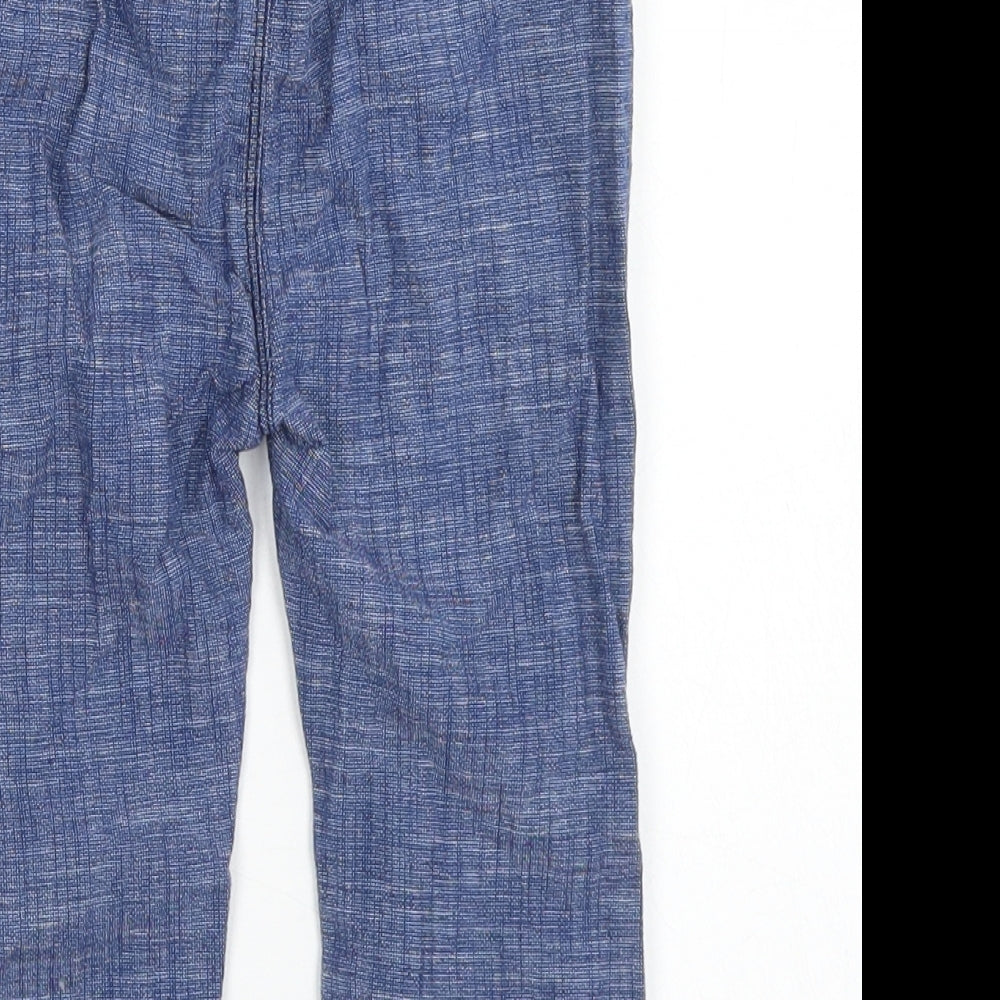 George Boys Blue Cotton Jogger Jeans Size 12-18 Months Drawstring