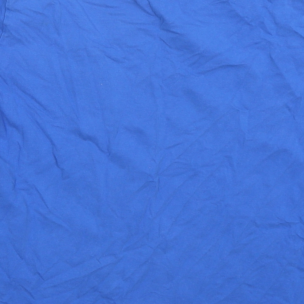 Slazenger Boys Blue Cotton Basic T-Shirt Size 11-12 Years Round Neck