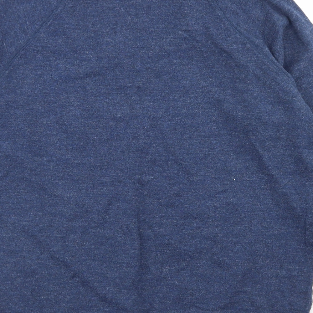 Uniqlo Mens Blue Cotton Pullover Sweatshirt Size S