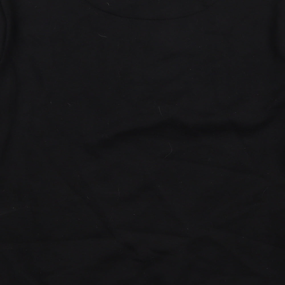 Boohoo MAN Mens Black Cotton Pullover Sweatshirt Size M