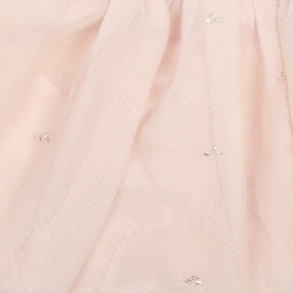 John Lewis Girls Pink Polyester A-Line Skirt Size 9 Years Regular