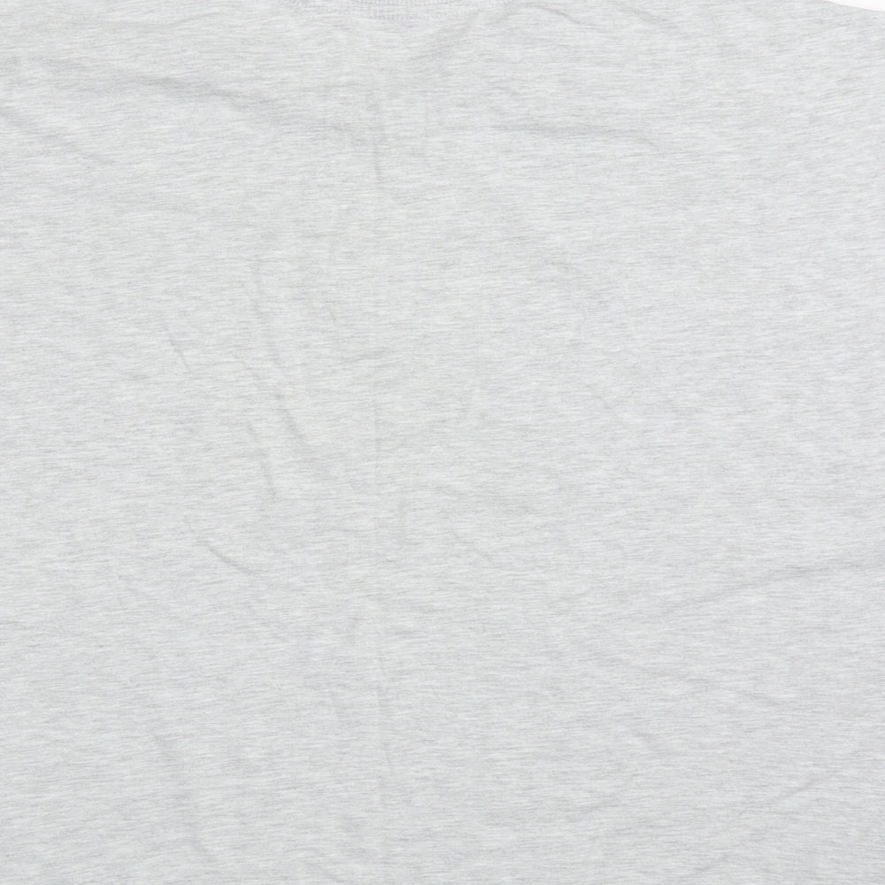 Dunnes Stores Womens Grey Cotton Pyjama Top Size XL - Dreamer