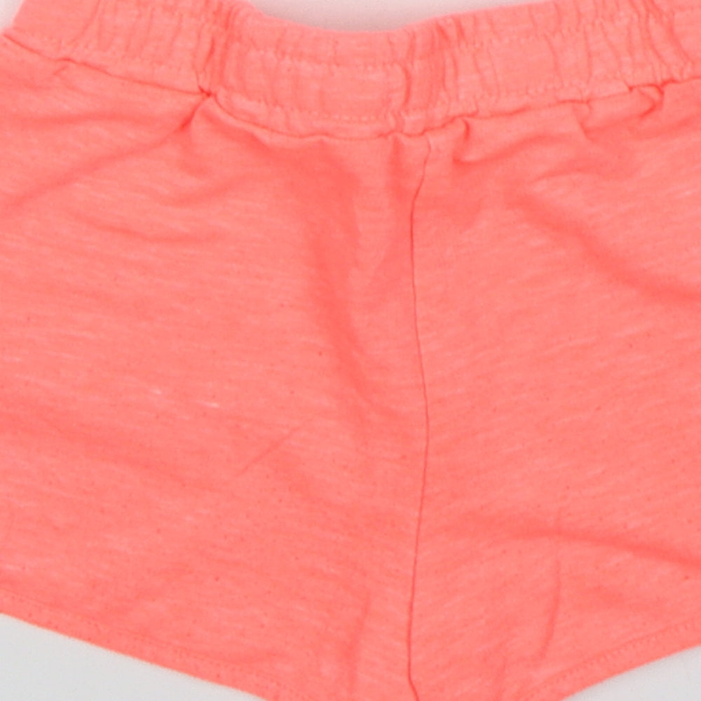 St Bernard Girls Pink Polyester Sweat Shorts Size 9 Years Regular
