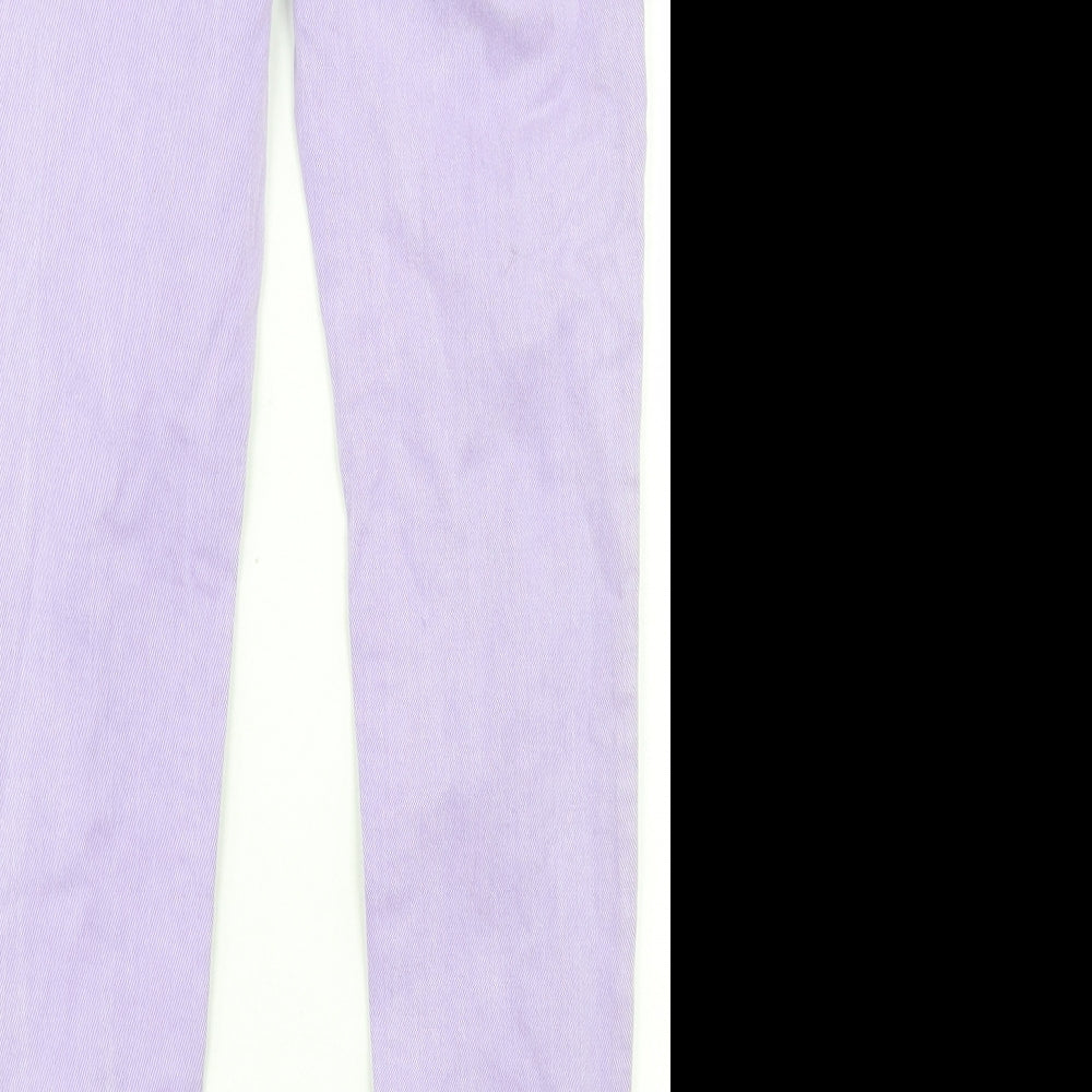 Gap Girls Purple Cotton Jegging Jeans Size 12 Years Regular