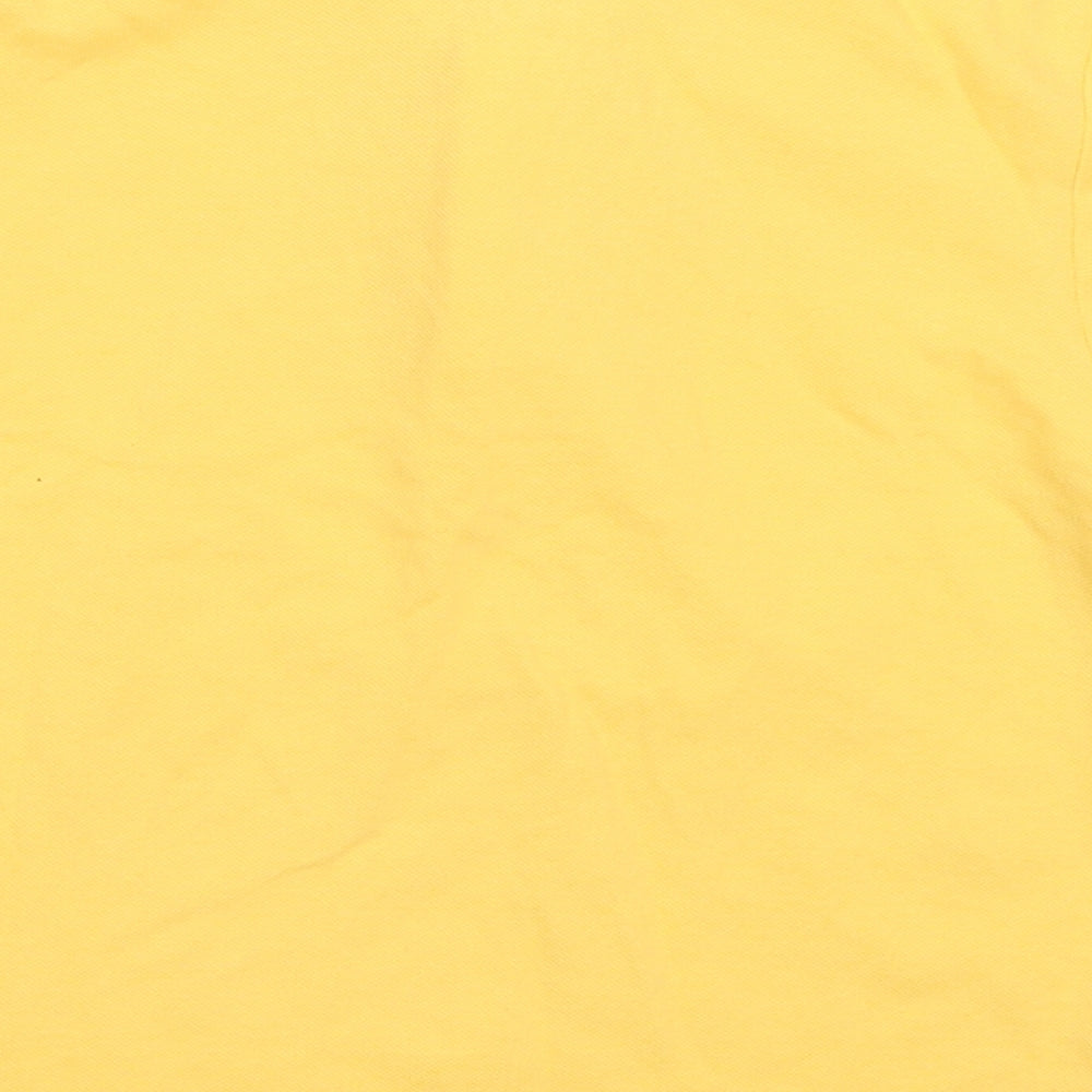 TU Boys Yellow Cotton Basic Polo Size 3 Years Collared Pullover