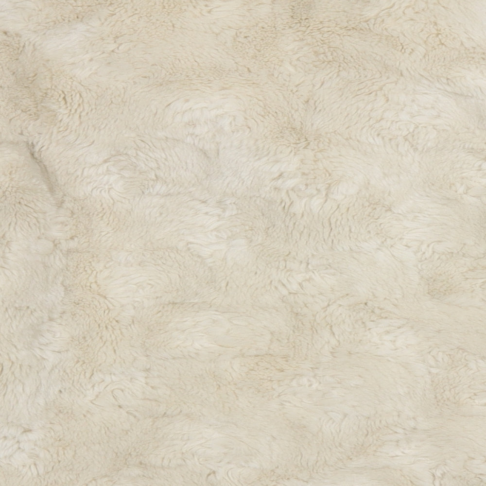 Butterfly by Matthew Williamson Womens Ivory Overcoat Coat Size 14 Hook & Eye - Faux Fur