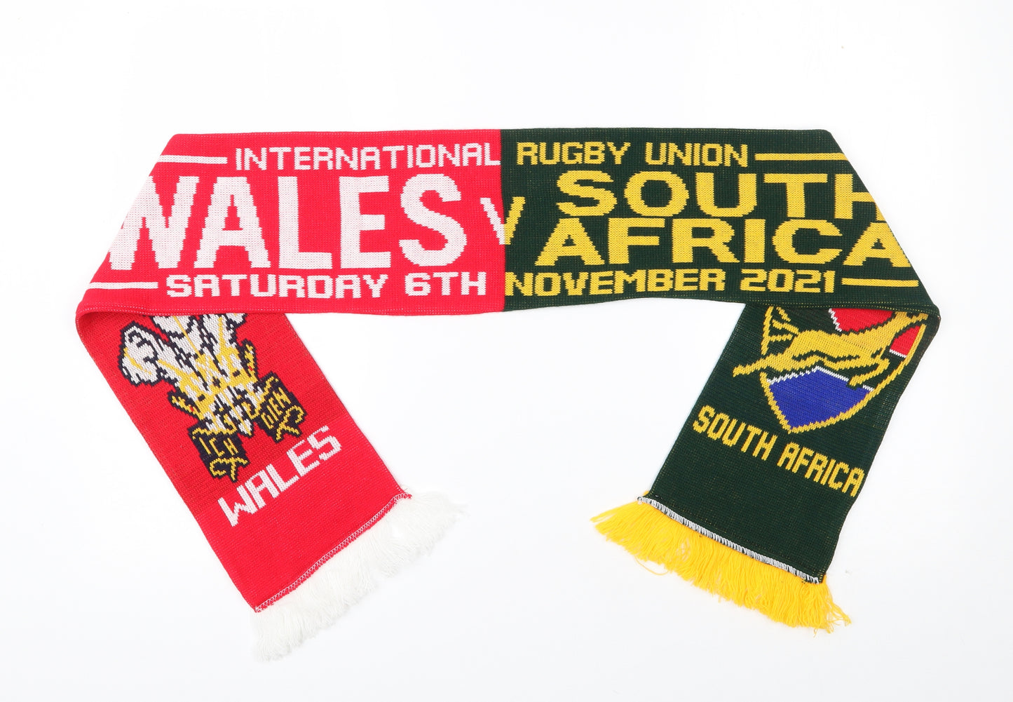 Preworn Unisex Multicoloured Acrylic Scarf Size Regular - Rugby Scarf