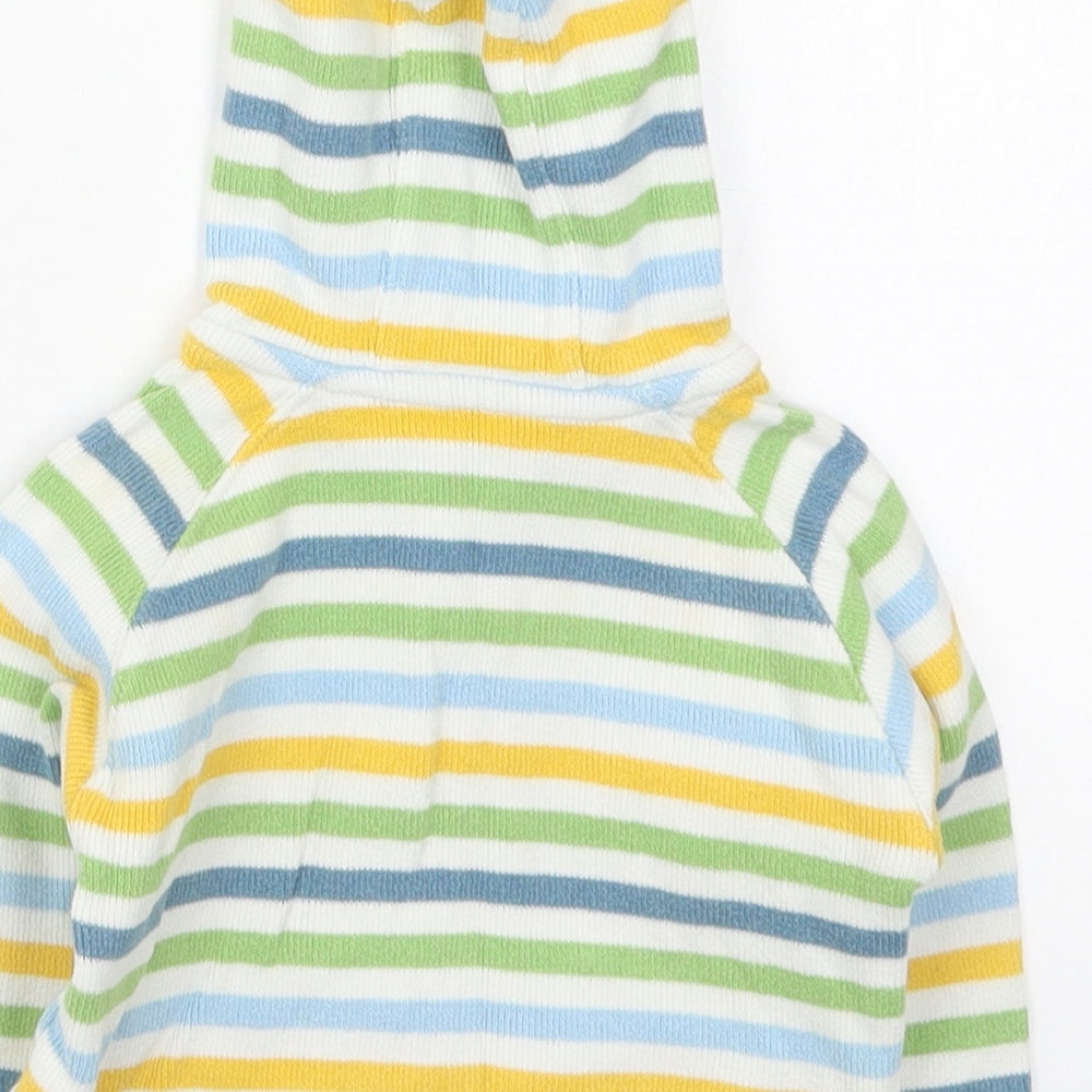 Marks and Spencer Boys Multicoloured Striped Jacket Size 6-9 Months Pullover - Hoodie
