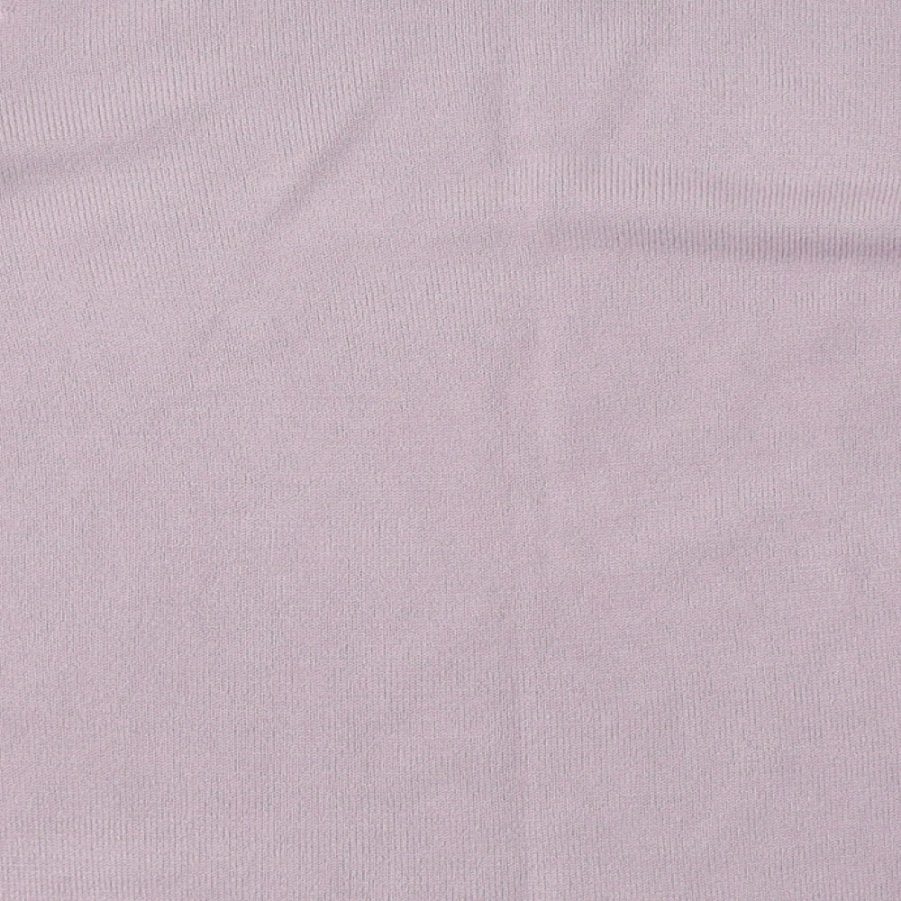 Dunnes Stores Womens Pink Round Neck Acrylic Pullover Jumper Size M