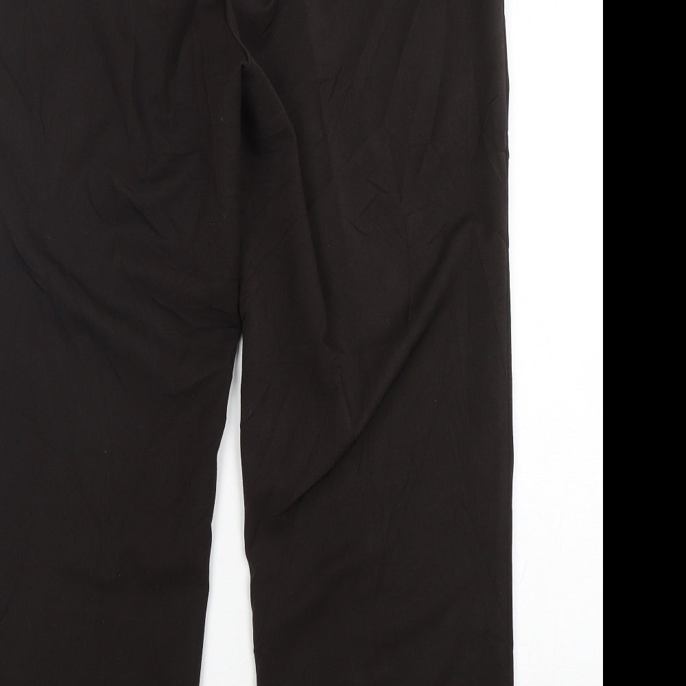 Annabelle Womens Brown Polyester Trousers Size 18 L29 in Regular
